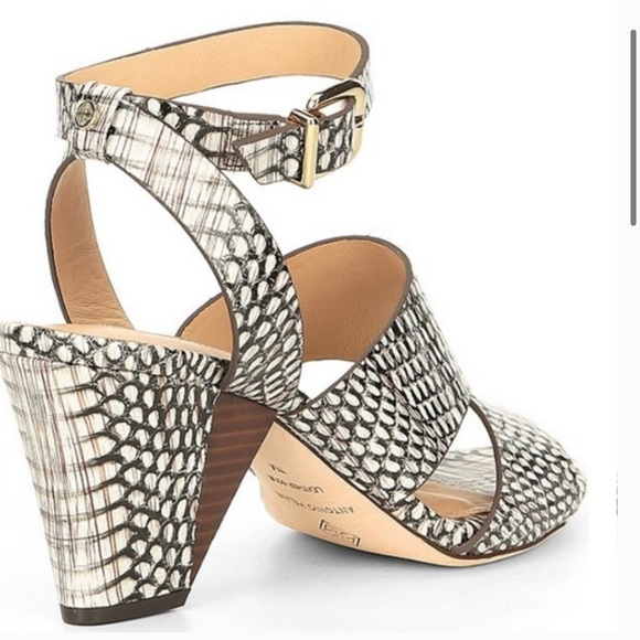 Antonio Melani Snakeskin Sandal Heels - Picture 6 of 12